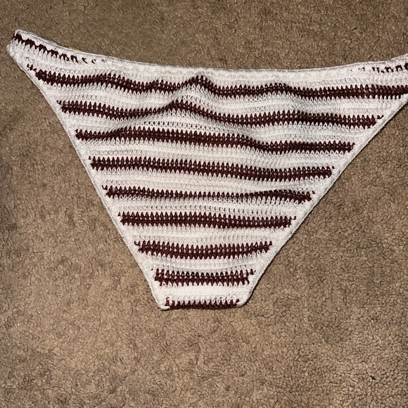 Crocheted Bikini Bottoms Full Coverage - Picture 2 of 4